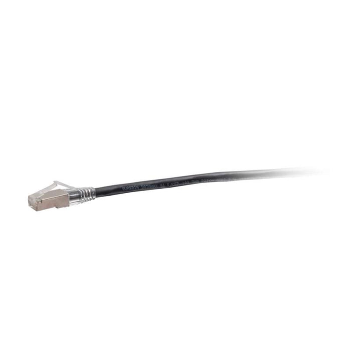Cables To Go 3ft (0.9m) F-Series Cat6a Snagless Shielded (STP) Network Cable - Black, TAA Complaint