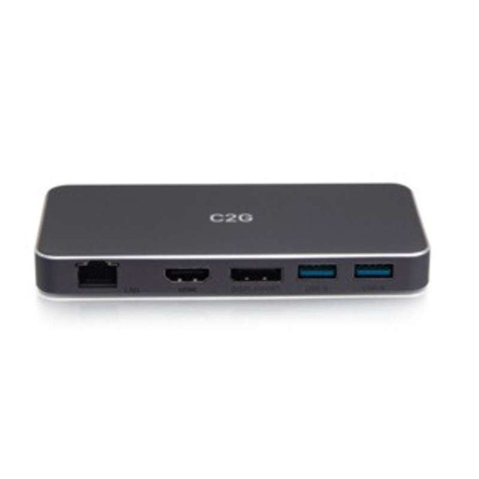 Cables To Go USB-C 7-in-1 Dual Display MST Docking Station with HDMI, DisplayPort, Ethernet, USB, and Power Delivery