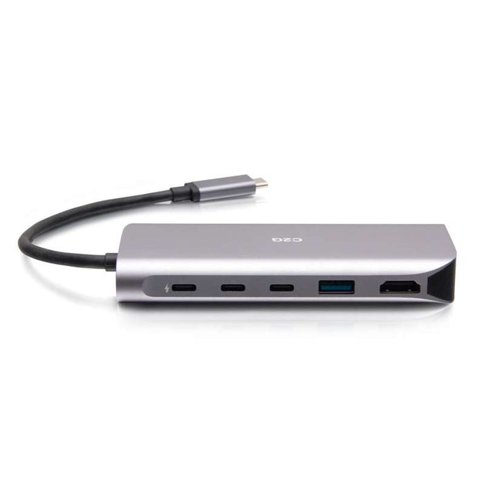 Cables To Go USB-C 4.0 6-in-1 Mini Docking Station with HDMI, USB-A, Ethernet, and USB-C 85W- 8K 60HZ
