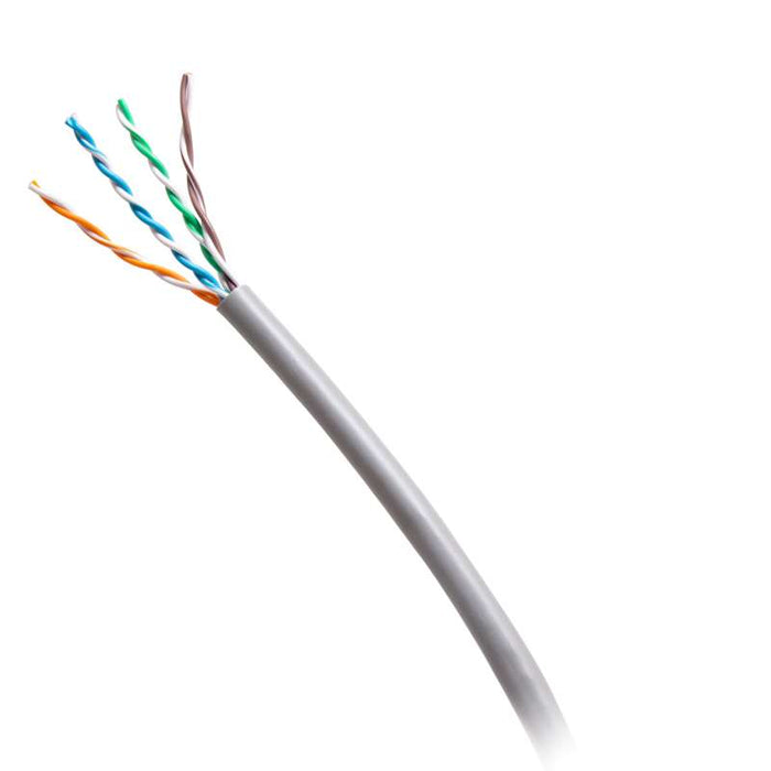 Cables To Go 1000ft (304.8m) TAA-Compliant Cat6 Bulk Unshielded (UTP) Ethernet Network Cable with Solid Conductors-Riser CMR-Rated - Gray