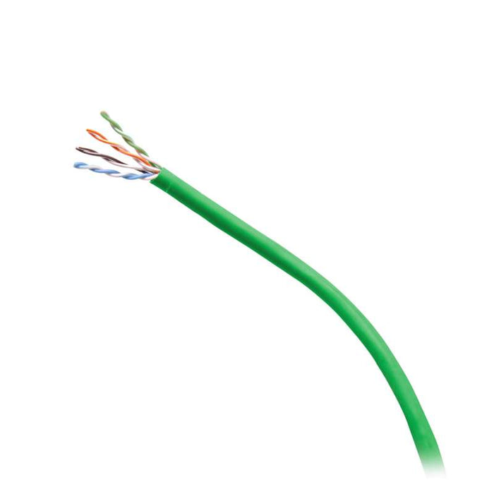 Cables To Go 1000ft (304.8m) TAA-Compliant Cat6 Bulk Unshielded (UTP) Ethernet Network Cable with Solid Conductors-Plenum CMP-Rated - Green