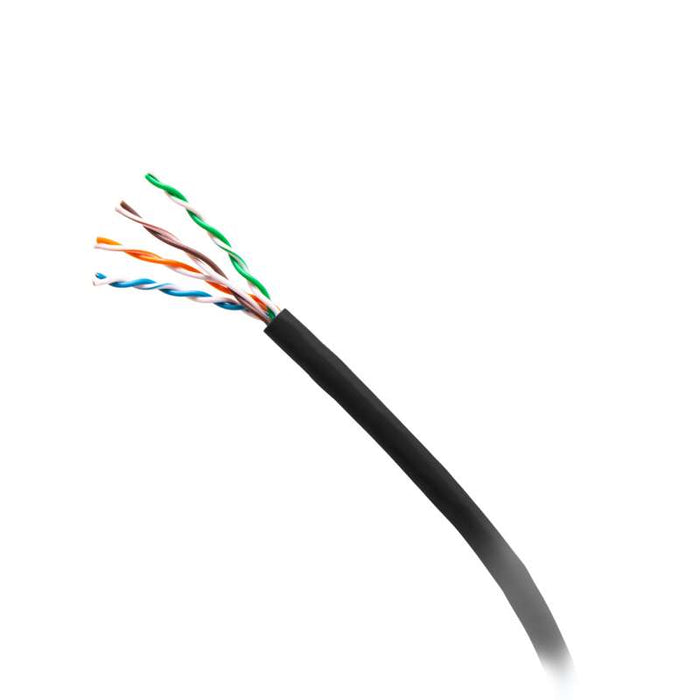 Cables To Go 1000ft (304.8m) TAA-Compliant Cat6a Bulk Unshielded (UTP) Ethernet Network Cable with Solid Conductors-Plenum CMP-Rated - Black