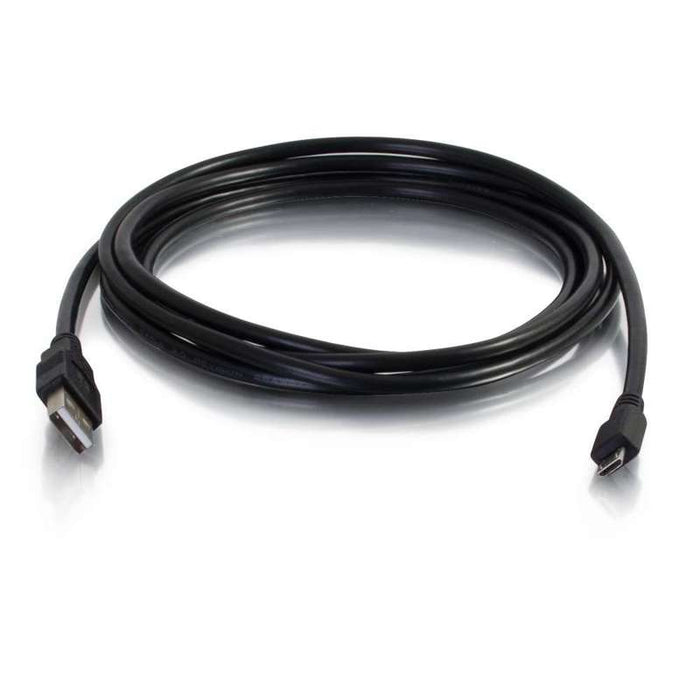 Cables To Go 15ft (4.6m) USB 2.0 A to Micro-B Cable M/M - Black (4.6m)
