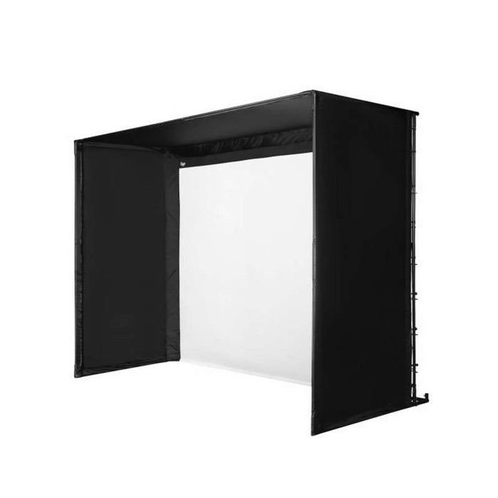 Carl's Place DIY Golf Simulator Enclosure Kit (8′5″ × 11′5″ × 5′) with Standard Impact Screen