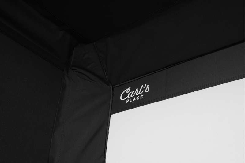 Carl's Place Pro Golf Simulator Enclosure Kit (10' × 13' × 5') with Premium Impact Golf Screen