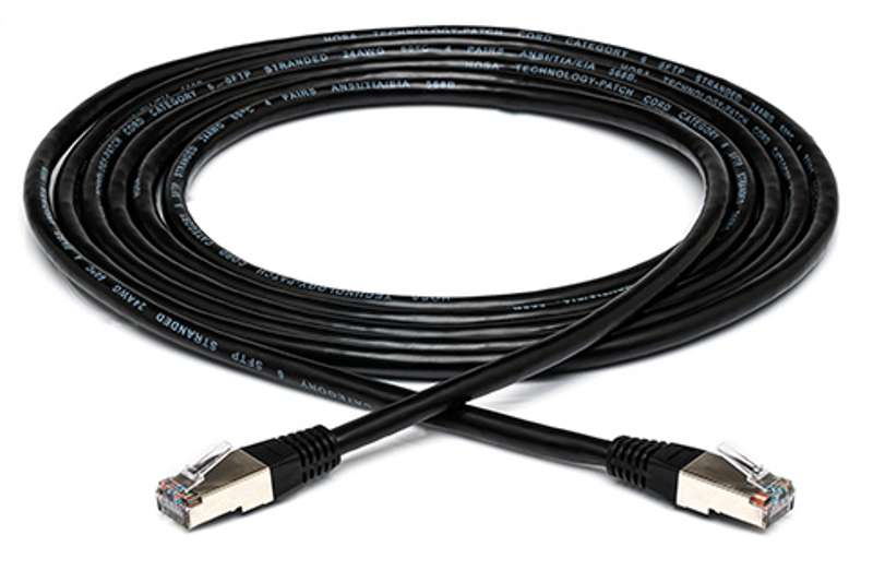 Hosa Technology Cat 6 Cable, 8P8C to Same, 5ft Cable