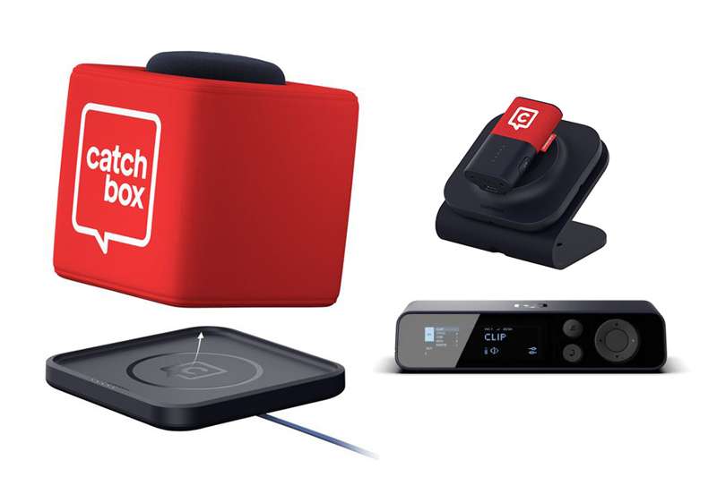Catchbox Plus System with 2 channel Hub DSP receiver with Networking a ...
