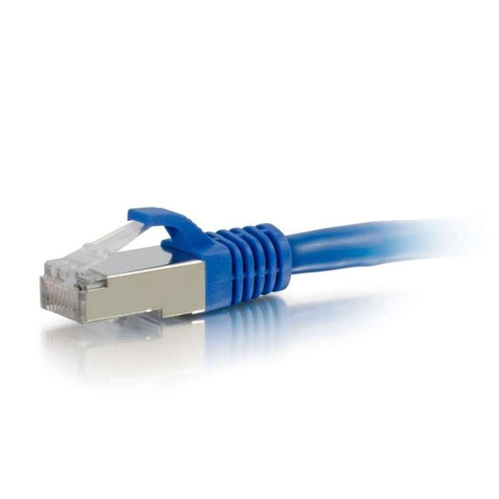 Cables To Go 35ft (10.7m) Cat6a Snagless Shielded (STP) Ethernet Network Patch Cable - Blue