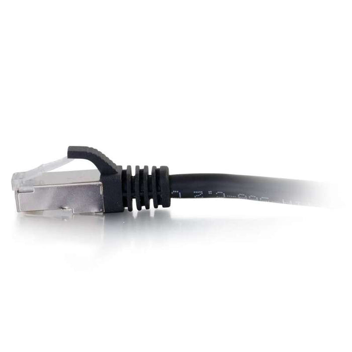 Cables To Go 25ft (7.6m) Cat6a Snagless Shielded (STP) Ethernet Network Patch Cable - Black