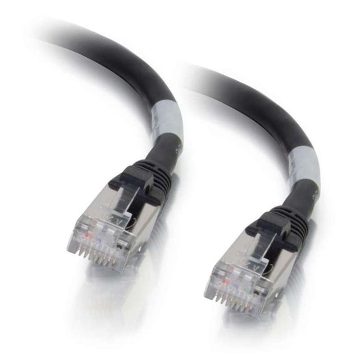 Cables To Go 35ft (10.7m) Cat6a Snagless Shielded (STP) Ethernet Network Patch Cable - Black