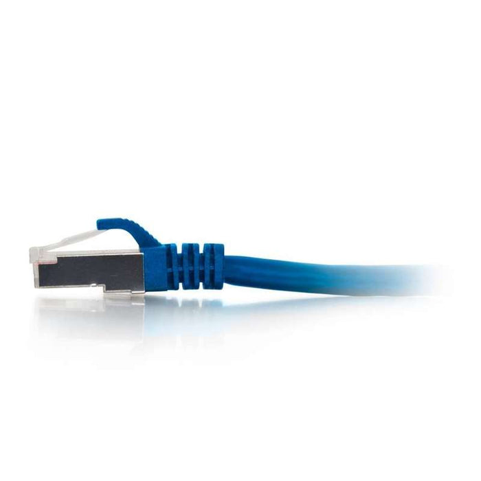 Cables To Go 12ft (3.7m) Cat6 Snagless Shielded (STP) Ethernet Network Patch Cable - Blue