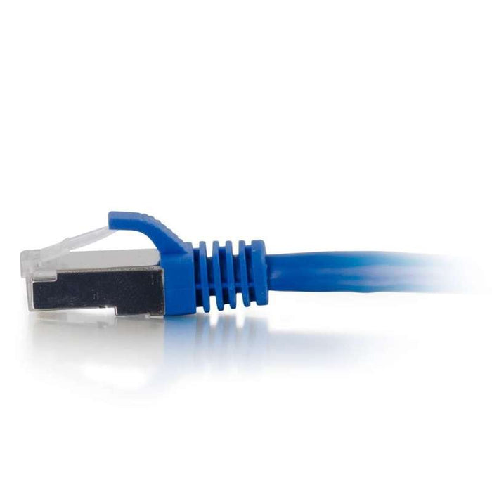 Cables To Go 12ft (3.7m) Cat6 Snagless Shielded (STP) Ethernet Network Patch Cable - Blue