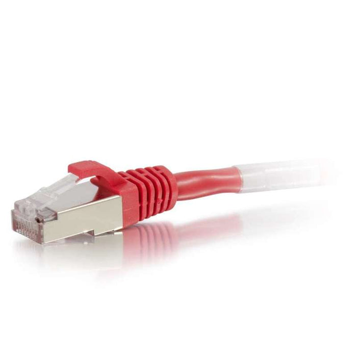 Cables To Go 1ft Cat6 Snagless Shielded (STP) Ethernet Network Patch Cable - Red