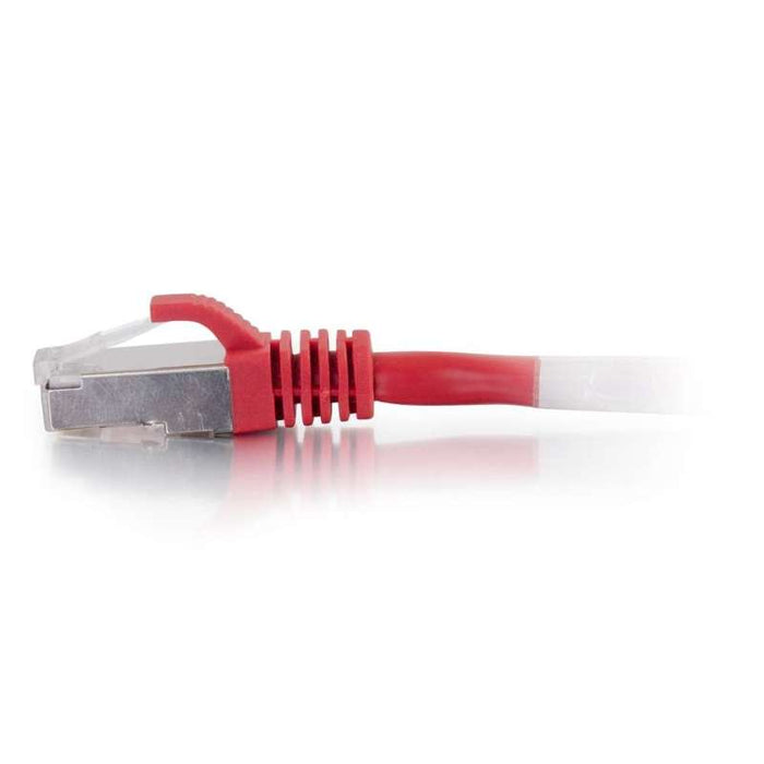 Cables To Go 1ft Cat6 Snagless Shielded (STP) Ethernet Network Patch Cable - Red