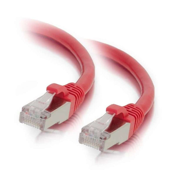 Cables To Go 1ft Cat6 Snagless Shielded (STP) Ethernet Network Patch Cable - Red