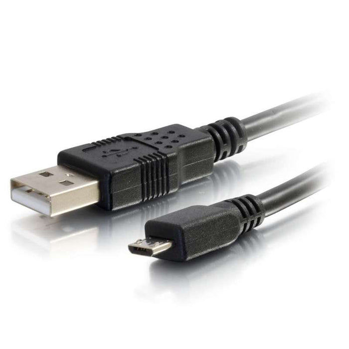 Cables To Go 15ft (4.6m) USB 2.0 A to Micro-B Cable M/M - Black (4.6m)