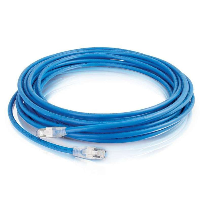 Cables To Go 100ft HDBaseT Certified Cat6a Cable with Discontinuous Shielding - Plenum CMP-Rated (TAA Compliant) - Blue