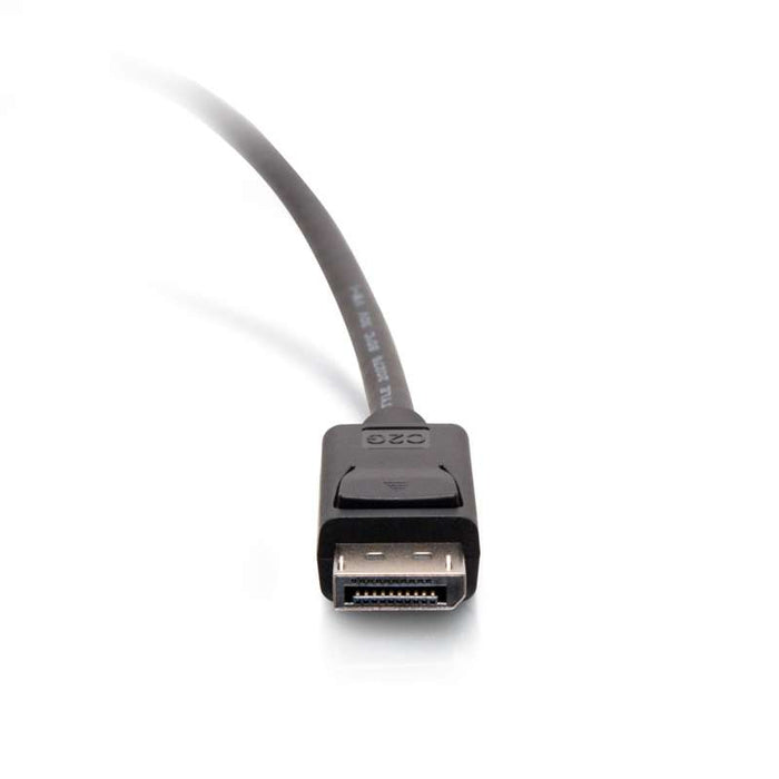 Cables To Go 1ft (0.3m) DisplayPort Cable with Latches 4K 60Hz UHD M/M - Black