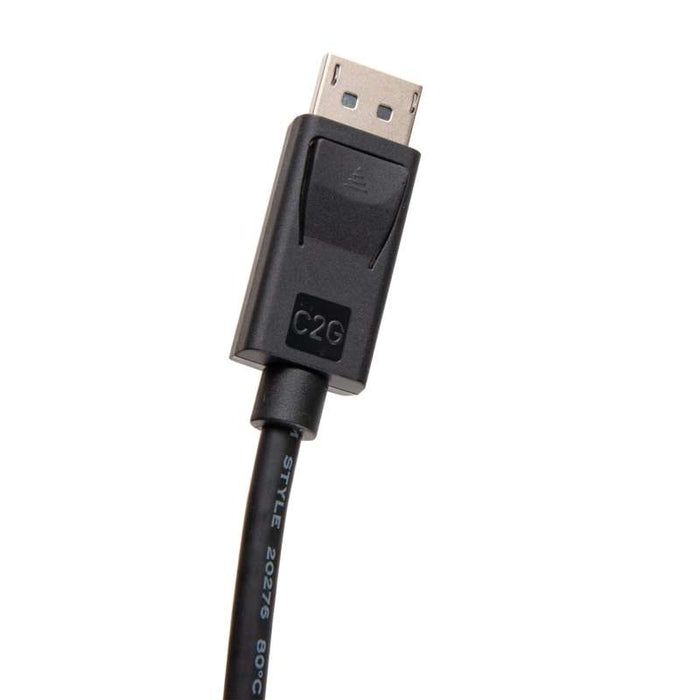 Cables To Go 30ft DisplayPort Cable with Latches 4K 60Hz UHD M/M - Black