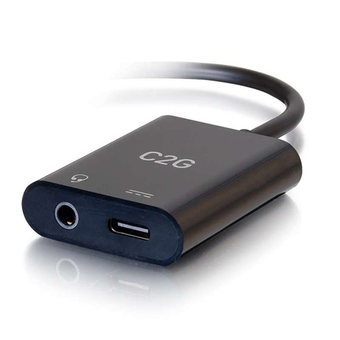 Cables To Go USB-C to AUX Multiport Adapter (3.5mm) with Power Delivery up to 100W