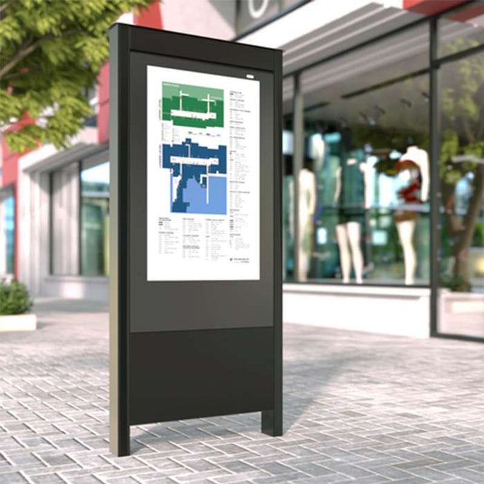 Chief Impact 55'' Outdoor Portrait Kiosk, LG Series