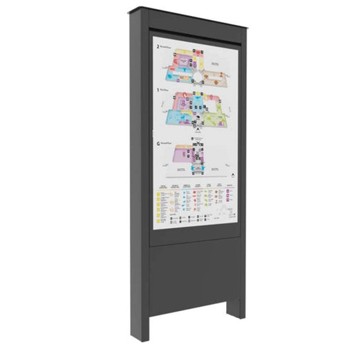 Chief Impact 55'' Outdoor Portrait Kiosk, LG Series