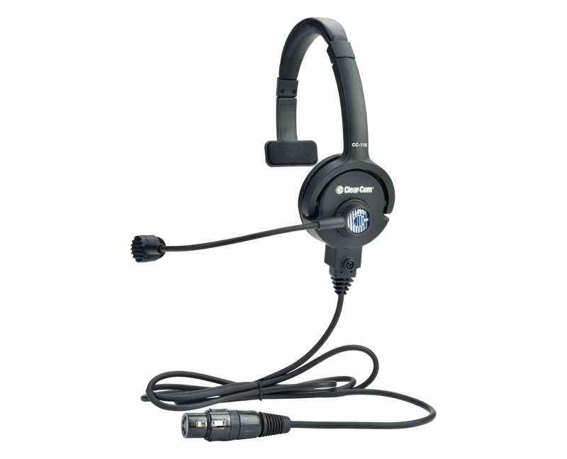 Clear-Com Single-Ear Lightweight Intercom Headset 4-Pin Female XLR