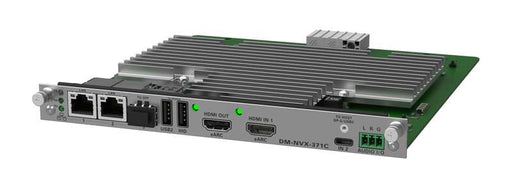 Crestron DM NVX 4K60 4:4:4 AV-over-IP Encoder/Decoder Card with HDMI and USB-C Connectivity and Downmixing