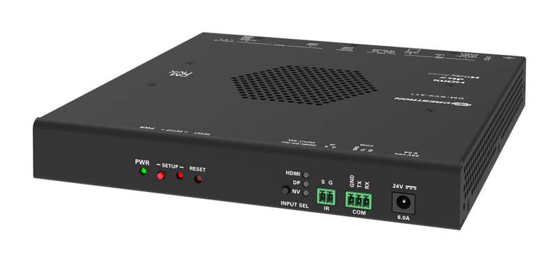 Crestron 4K60 4:4:4 AV-over-IP Encoder/Decoder with HDMI and USB-C Connectivity and Downmixing