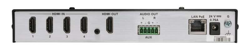 Crestron HD-MD4X1-4KZ-E 4x1 4K60 4:4:4 HDR AV Switcher