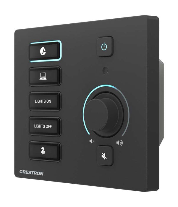 Crestron 4-Series Media Presentation Button Panel 301, Black