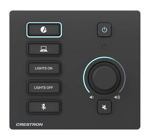 Crestron 4-Series Media Presentation Button Panel 301, Black