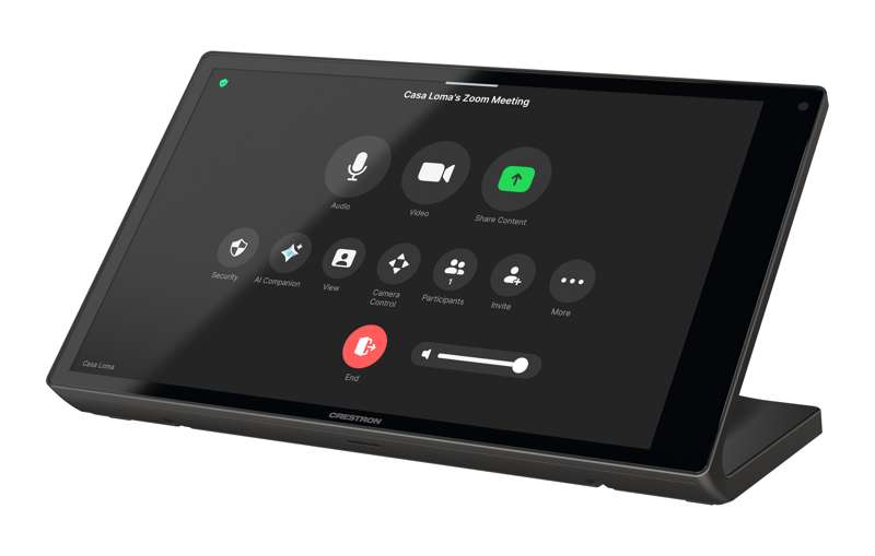 Crestron 8.1 in. Tabletop Touch Screen, Government Version, Black