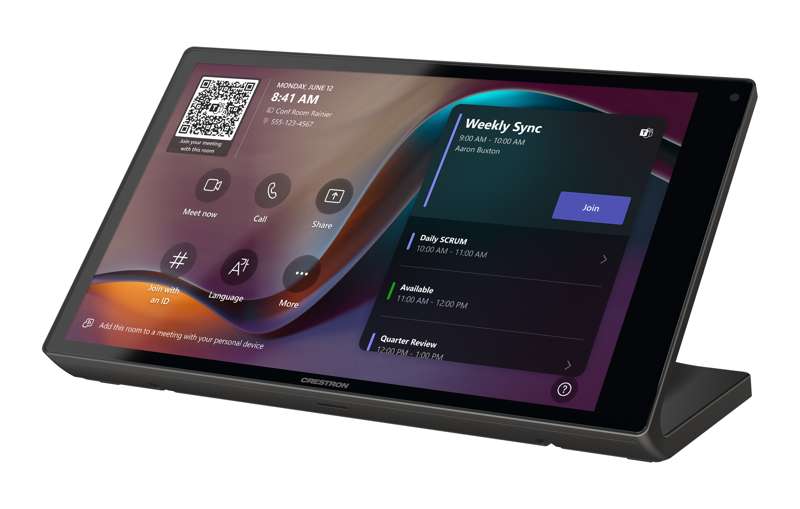 Crestron 8.1 in. Tabletop Touch Screen, Government Version, Black