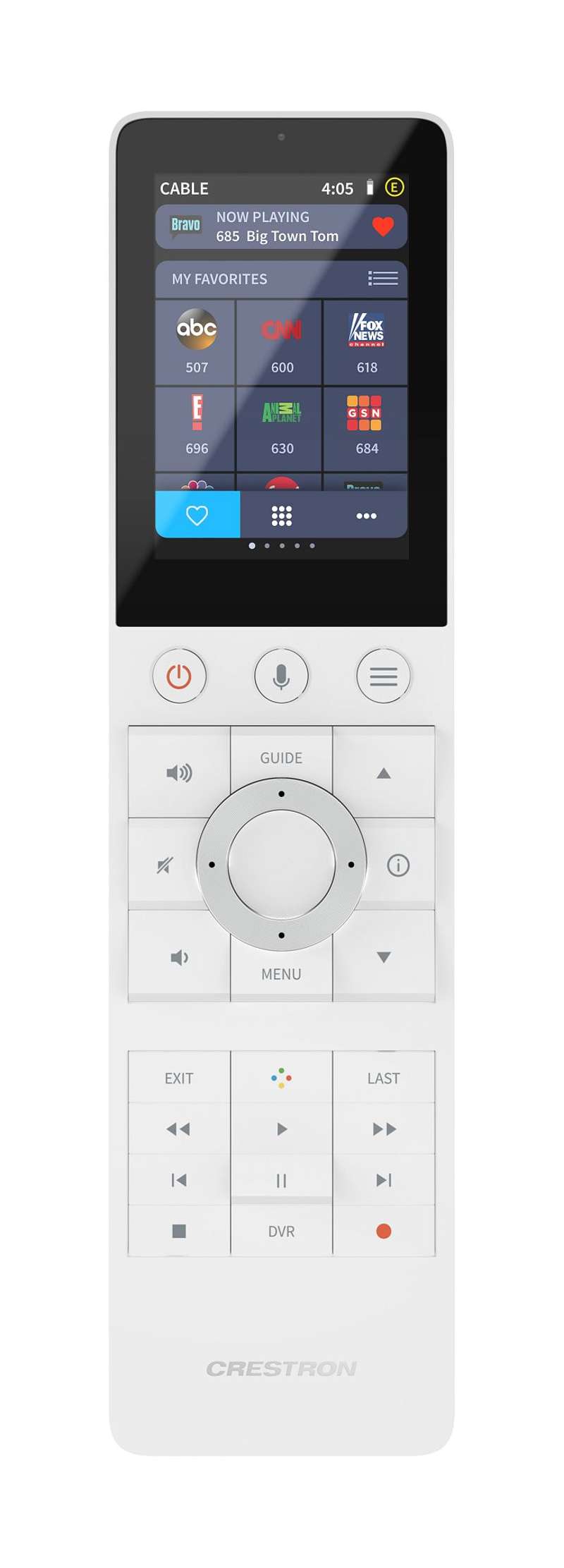 Crestron TSR-310-B Handheld Touch Screen Remote White — AVI-SPL Shop
