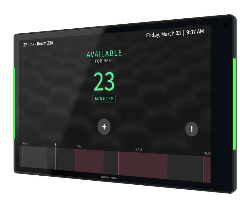 Crestron 10.1 in. Room Scheduling Touch Screen, Government Version