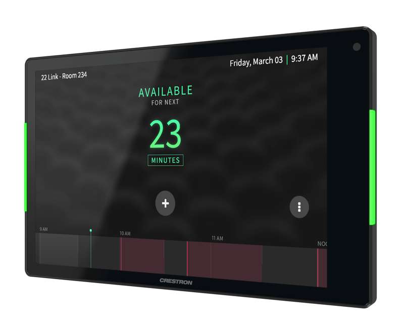Crestron 8.1 in. Room Scheduling Touch Screen, Black