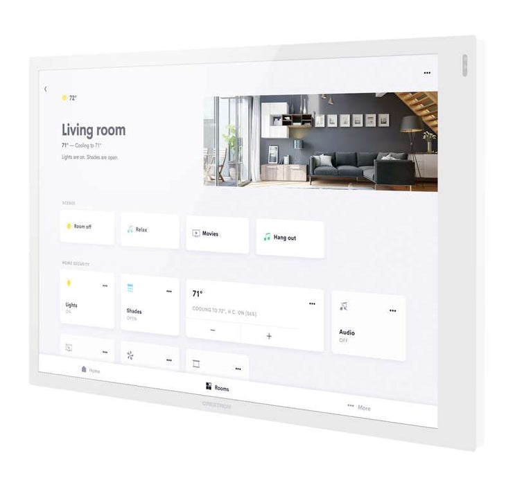 Crestron 10.1 in. Wall Mount Touch Screen, White Smooth