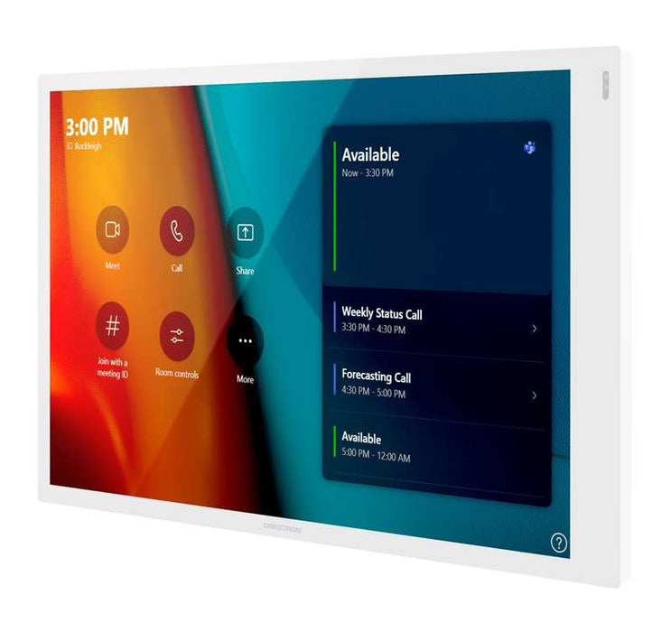 Crestron 10.1 in. Wall Mount Touch Screen, White Smooth
