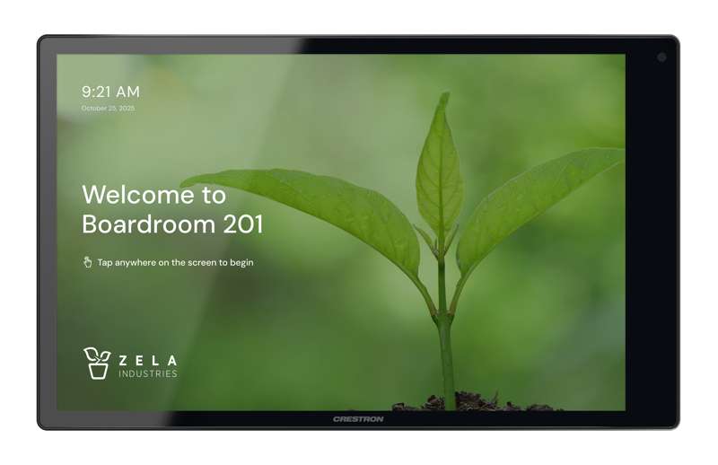 Crestron 10.1 in. Wall Mount Touch Screen, Black
