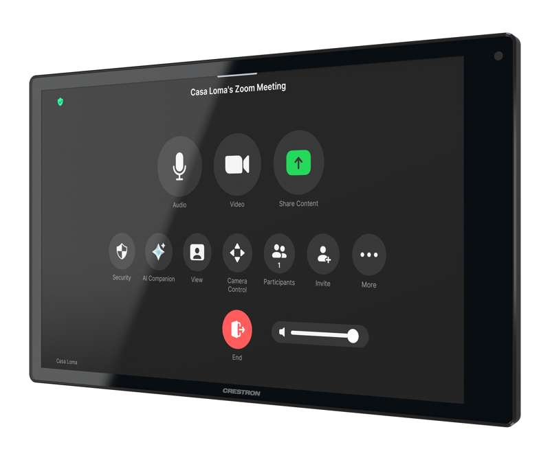 Crestron 10.1 in. Wall Mount Touch Screen, Government Version
