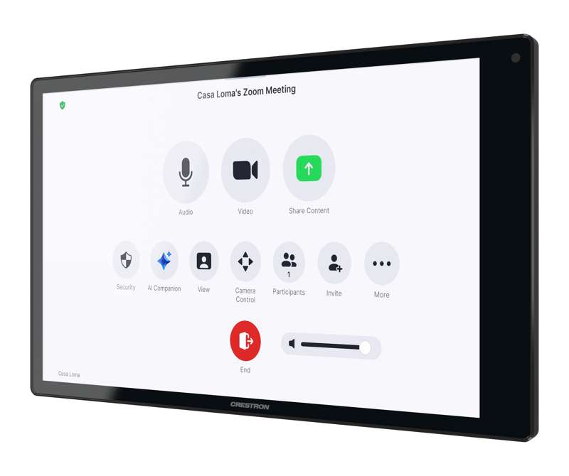 Crestron 10.1 in. Wall Mount Touch Screen, Unified Communication Version