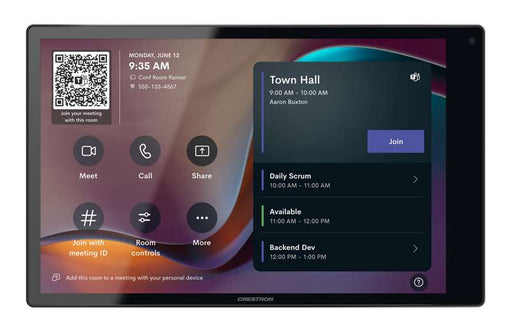 Crestron 10.1 in. Wall Mount Touch Screen, Unified Communication Version