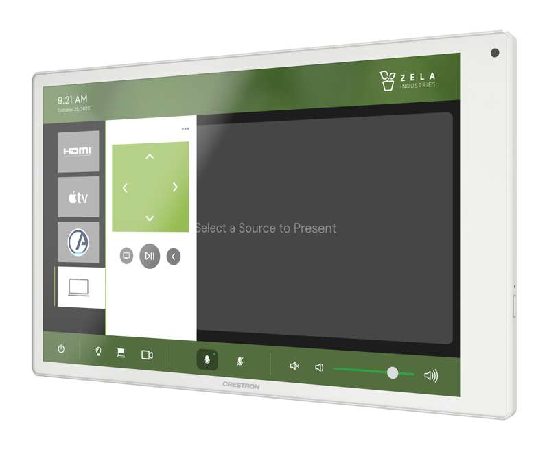Crestron 10.1 in. Wall Mount Touch Screen, White