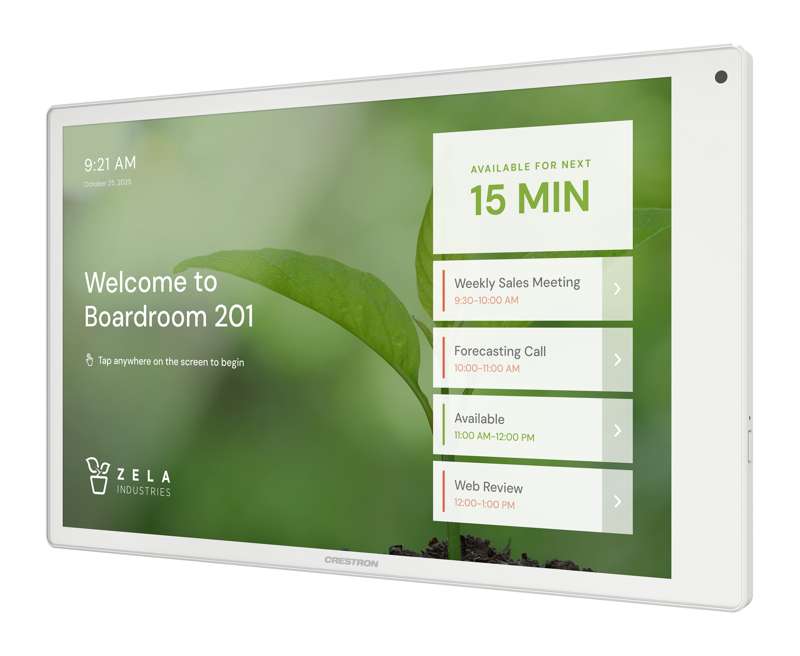 Crestron 10.1 in. Wall Mount Touch Screen, White