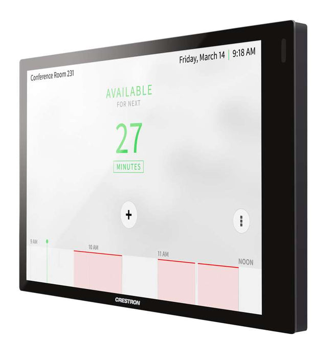 Crestron 7 in. Wall Mount Touch Screen, Black Smooth