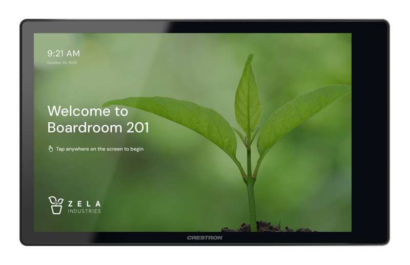 Crestron 8.1 in. Wall Mount Touch Screen, Black