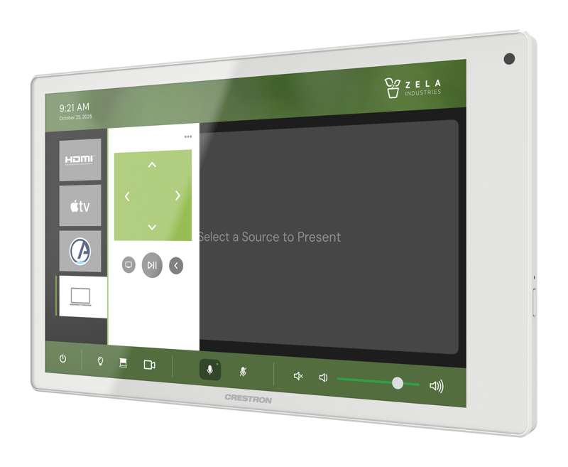 Crestron 8.1 in. Wall Mount Touch Screen, White