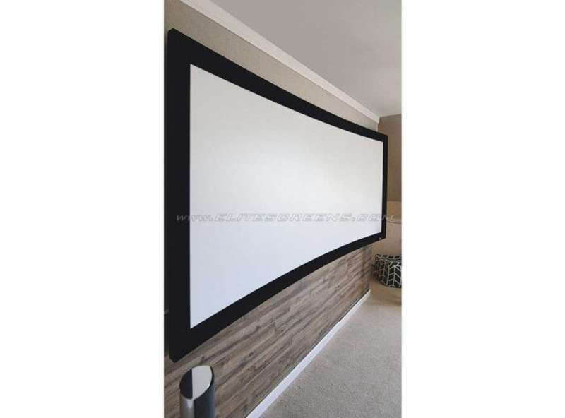 Elite Lunette 2 Series, 92-inch Diag., 16:9 Fixed Frame Screen, CineWhite Material