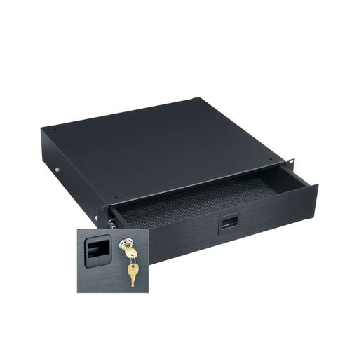 Middle Atlantic 2 RU Drawer, Anodized with Lock